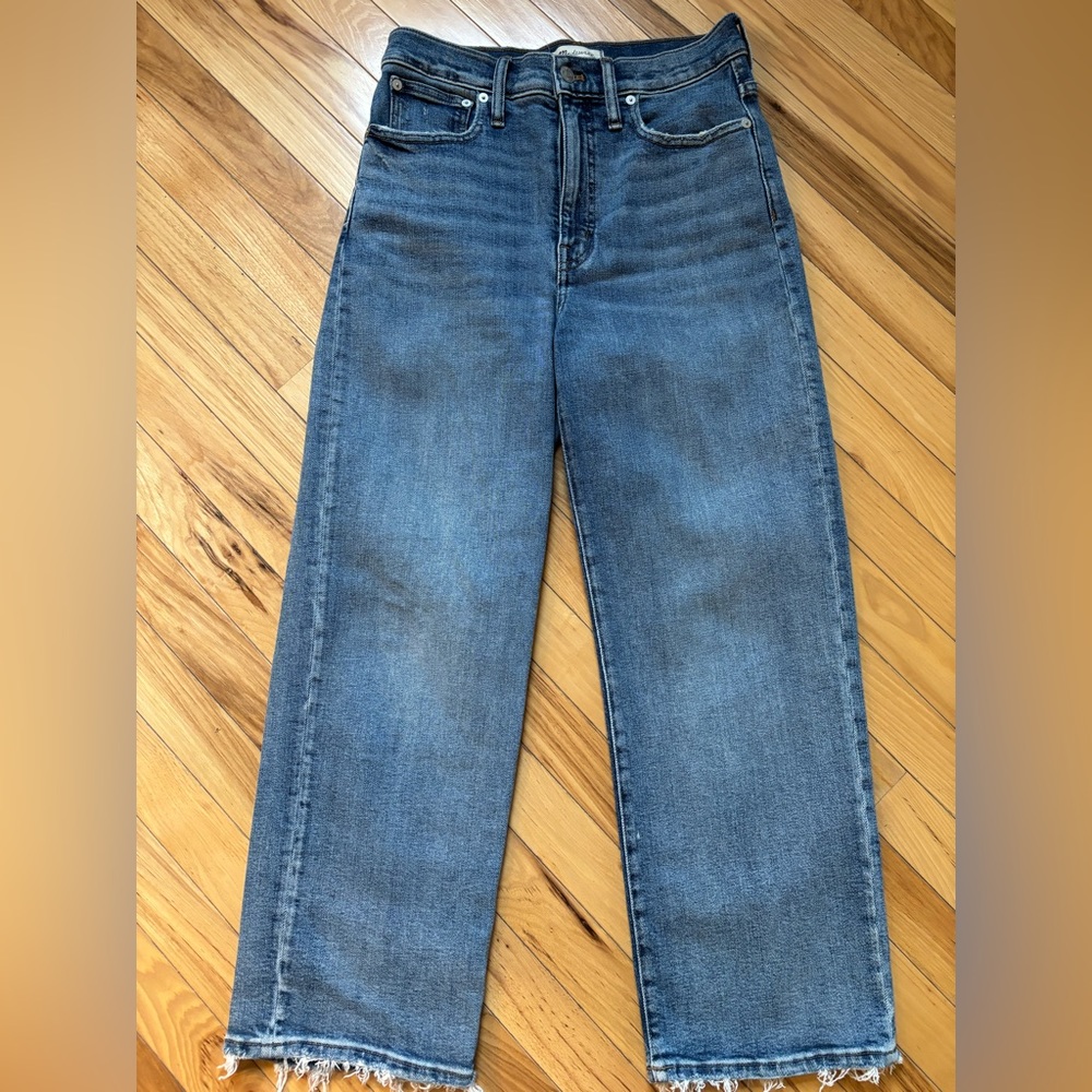 Madewell Slim Wide-Leg Crop Jeans size 27